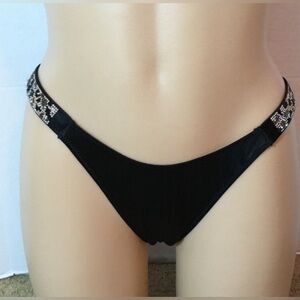 NWT Victoria’s Secret Brazilian Cheetah Shine Strap Panty S/P